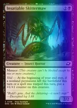 MTG Insatiable Skittermaw (108/426) Edge of Eternities LP FOIL - Image 1
