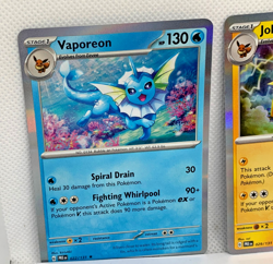 Epic Collection Flareon Vaporeon Jolteon Holo Foil Rare Pokemon Cards - Image 2