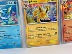 Epic Collection Flareon Vaporeon Jolteon Holo Foil Rare Pokemon Cards - Image 3