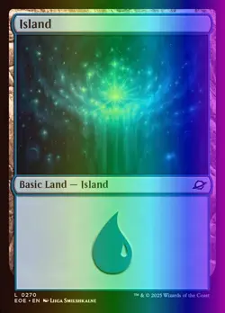 MTG Magic the Gathering Island (270/426) Edge of Eternities NM FOIL - Image 1