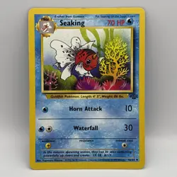 Seaking 46/64 Jungle Pokemon Card - Image 1