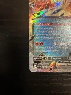 Charizard ex 054/091 Paldean Fates 2024 Holo Rare Pokemon Card TCG - Image 5