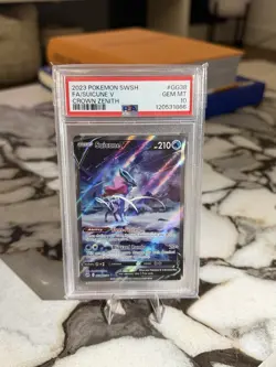 Pokemon TCG Suicune v Crown Zenith: Galarian Gallery GG38/GG70 PSA 10 Gem Mint - Image 1