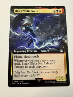 Black Waltz No. 3 (Extended Art) ✅ Final Fantasy ✅ Magic (mtg) - Image 1