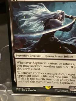 MTG Final Fantasy: Sephiroth, Fabled SOLDIER - M 0115 - NM - NON FOIL - Image 3