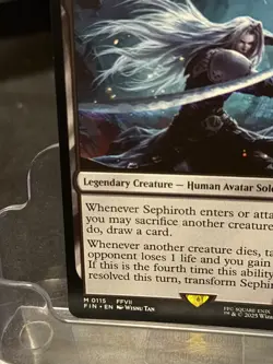 MTG Final Fantasy: Sephiroth, Fabled SOLDIER - M 0115 - NM - NON FOIL - Image 4