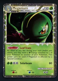 Meganium Prime LP 109/123 - Holo HeartGold & SoulSilver 2010 - Pokemon HGSS - Image 1