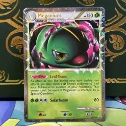Meganium Prime 109/123 Pokemon HeartGold SoulSilver HGSS Holo (LP) - Image 1