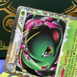 Meganium Prime 109/123 Pokemon HeartGold SoulSilver HGSS Holo (LP) - Image 3