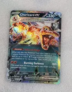 Charizard ex 054/091 NM/M PAF Scarlet Violet Paldean Fates Pokemon TCG - Image 1