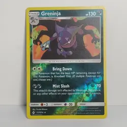 Greninja - 117/214 - Holo Reverse Rare - Unbroken Bonds - Pokemon TCG Card - NM - Image 2