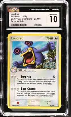 Pokemon Loudred EX Crystal Guardians Reverse Holo Rare #23 CGC 10 - Image 1