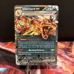 Charizard EX - Paldean Fates - 054/091 - Double Rare - LP - Pokemon TCG - Image 1