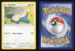 Snorlax 206/264 Common Fusion Strike Pokemon Near Mint - Image 3