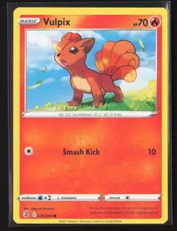 Vulpix 029/264 Common Fusion Strike Pokemon Lightly Played - Image 1