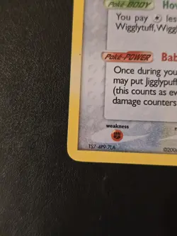 Igglybuff 21/100 Reverse Holo Pokemon EX Crystal Guardians - NM - Image 4