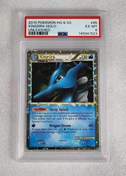 Kingdra 85/95 PSA 6 EX-MT Unleashed 2010 Prime HGSS Pokemon - Image 1