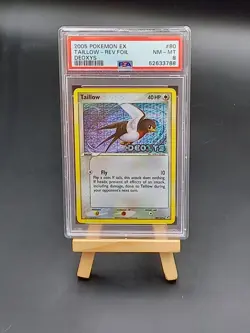 Pokemon Card Taillow Nirondelle Ex Deoxys Foil 80/107 PSA 8 ! - Image 1