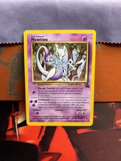 Mewtwo WoTC Black Star Promo #12 Vintage Pokemon 2000 LP Christopher Rush - Image 1