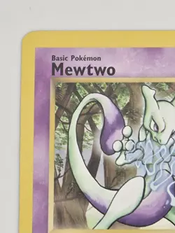 Vintage 2000 Mewtwo WOTC Black Star Promo #12 Pokemon Card Excellent - Image 2