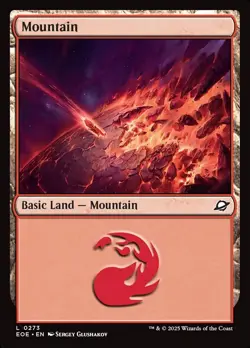 MTG Magic the Gathering Mountain (273/426) Edge of Eternities NM - Image 1