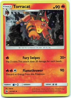 Torracat - 25/149 (Cosmos Holo) Promo League & Championship Cards PR Fire Holo 0 - Image 1