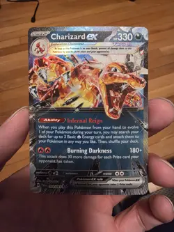 Charizard ex – 054/091 – Paldean Fates Pokemon Card (NM) - Image 1