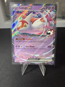 Latias Ex Pokemon Prize Pack Series 7 Promo Pokemon Card NM/LP Stamp - Image 3