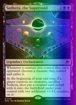 MTG Sothera, the Supervoid (115/426) Edge of Eternities LP FOIL - Image 1