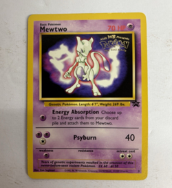 2 Warner Bros. Promo First Movie Pokemon Card 1999 Mewtwo - Image 3