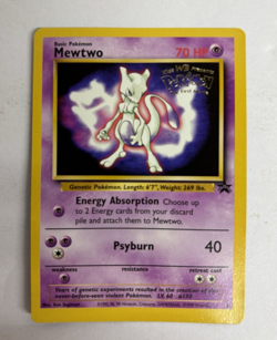 2 Warner Bros. Promo First Movie Pokemon Card 1999 Mewtwo - Image 5