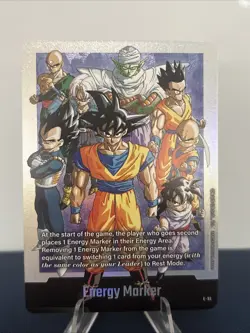 Bandai Dragon Ball Manga Booster Promo E-91 Energy Marker Holo Card EN NM - Image 1