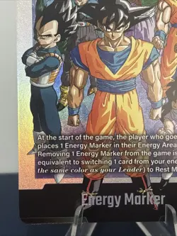 Bandai Dragon Ball Manga Booster Promo E-91 Energy Marker Holo Card EN NM - Image 5