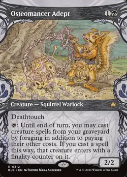 1 x Osteomancer Adept - Showcase - Bloomburrow - NM-Mint - MTG - Image 1