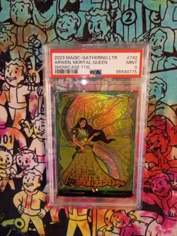 Arwen, Mortal Queen Showcase Poster Foil PSA 9 MTG Lord of the Rings #742 - Image 1