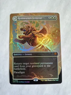 Restoration Seminar (Borderless) Secrets of Strixhaven Foil - Image 1