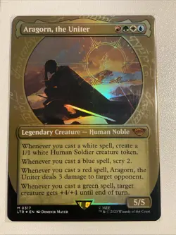 Aragorn, the Uniter (Showcase) Universes Beyond: the Lord of the Rings: foil - Image 1