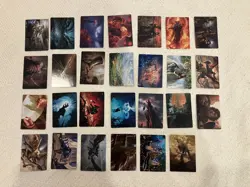 Magic The Gathering -- Art Series: Lord of the Rings -- Lot of 27 - Image 1