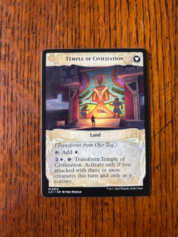 Ojer Taq Deepest Foundation / Temple of Civilization LCI MTG 314 SHOWCASE 1x - Image 2