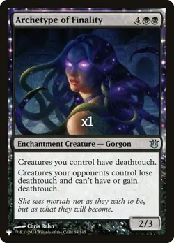 MTG The List PLST Archetype of Finality MINT - Image 1