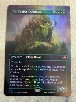 Cultivator Colossus # 0317 [Borderless Foil] Innistrad Remastered - Image 1