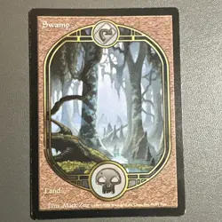 Mtg Lot of Unglued Set Lands - 1998 Vintage Magic - 2x Mountain 1x Swamp - Image 3