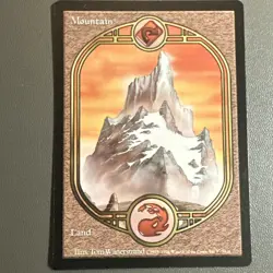 Mtg Lot of Unglued Set Lands - 1998 Vintage Magic - 2x Mountain 1x Swamp - Image 4