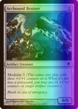 MTG Magic the Gathering Arcbound Bruiser (94/165) Darksteel NM FOIL - Image 1