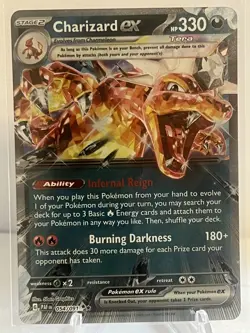 Pokemon - Charizard Ex 054/091 - Double Rare - Paldean Fates - Image 1