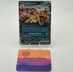 Pokemon TCG Charizard ex 054/091 Sv: Paldean Fates Holo - Image 1