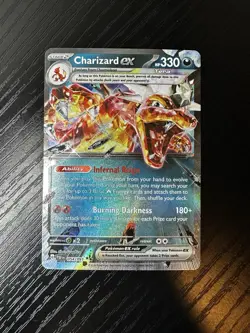 NM Charizard ex 054/091 Sv: Paldean Fates Holo - Image 1