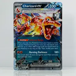 Charizard ex 054/091 Paldean Fates Ultra Rare Holo Pokemon Card NM - Image 1