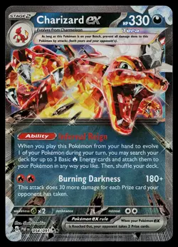 Pokemon Card - Charizard ex Paldean Fates 054/091 Holo - Image 1
