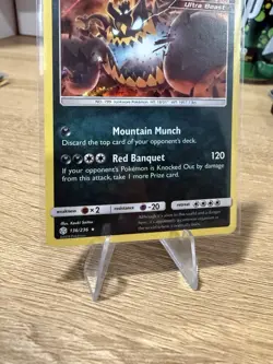 Guzzlord 136/236 Cosmic Eclipse Rare Holo Ultra Beast Pokemon Card NM - Image 4